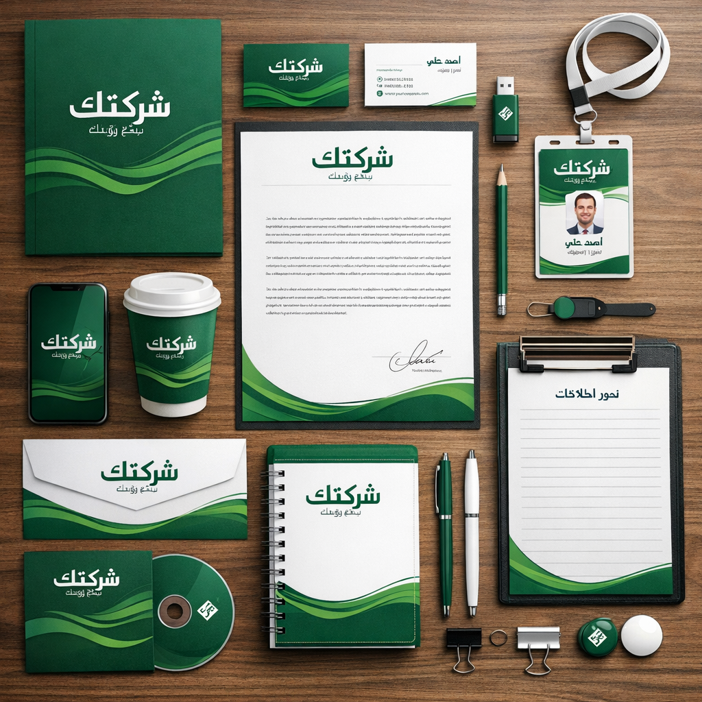 تصميم بروفايل ( هوية بصرية كاملة )